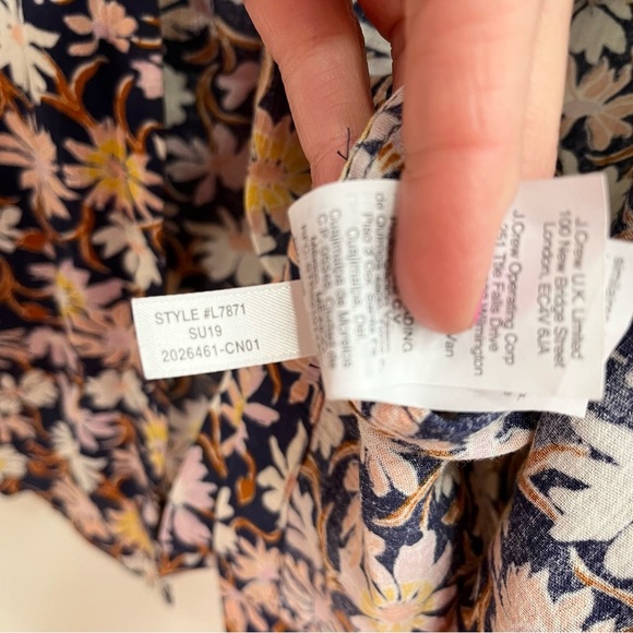 Madewell Short Robe Jacket Poolhouse Floral L7817 size small - Picture 9 of 10